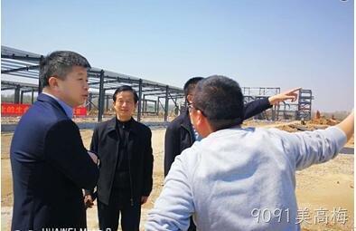 公司领导赴全椒新厂检查指导